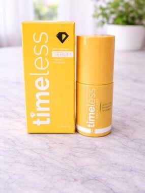 Timeless Skin Care 20% Vitamin C Serum - Bright Yellow Bottle